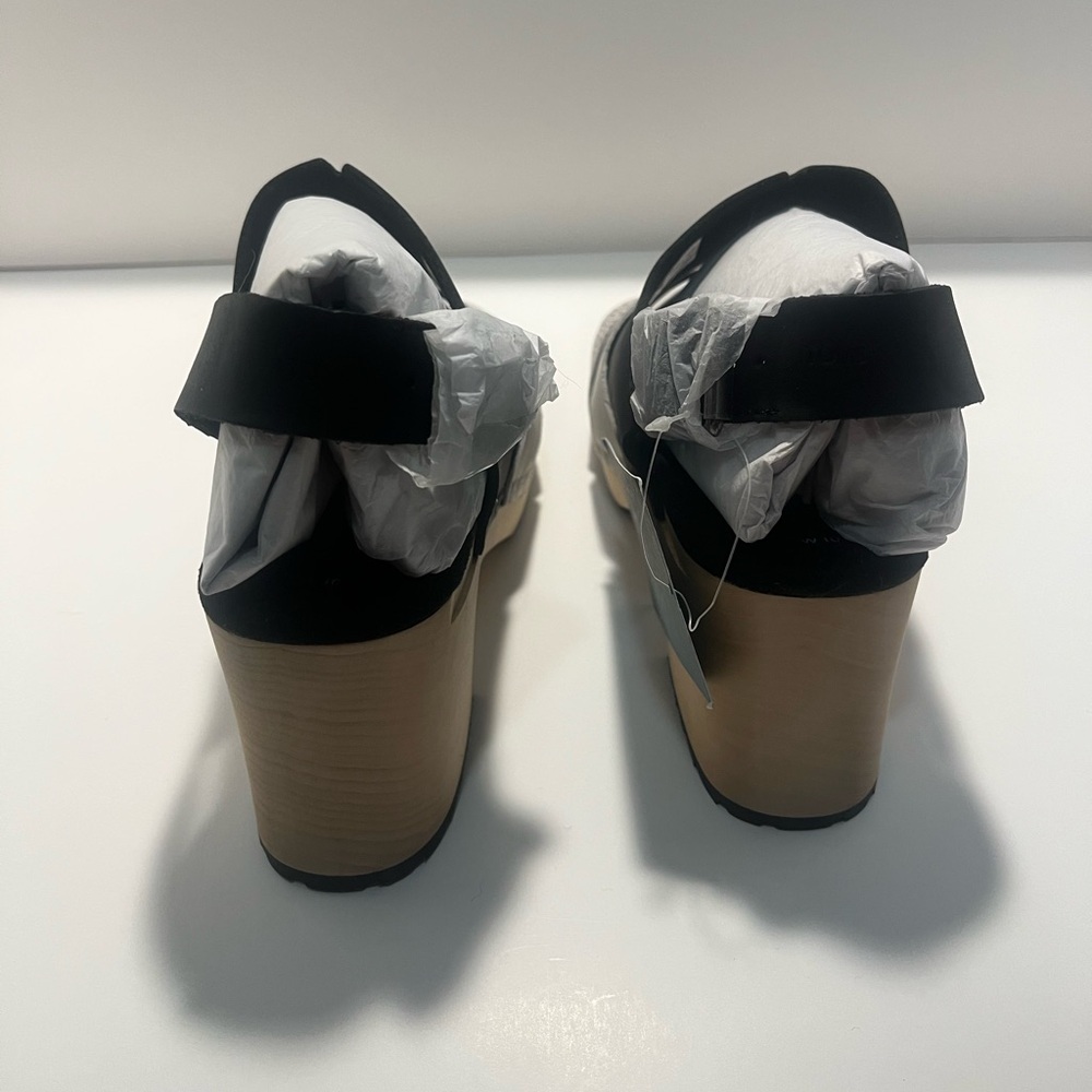 Toms Cheetah Print Clog Wedges Size 10 Women’s Brand New - Picture 5 of 6